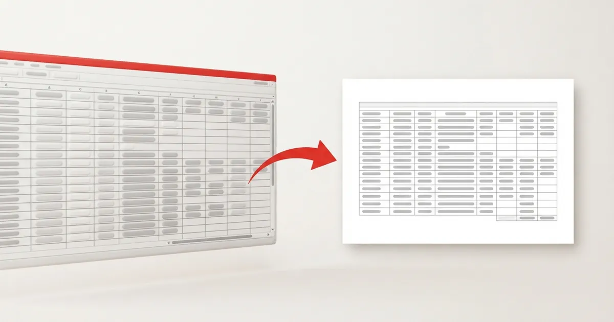 Chuyển Excel sang PDF không bị cắt cột, bảng nằm gọn trên một trang