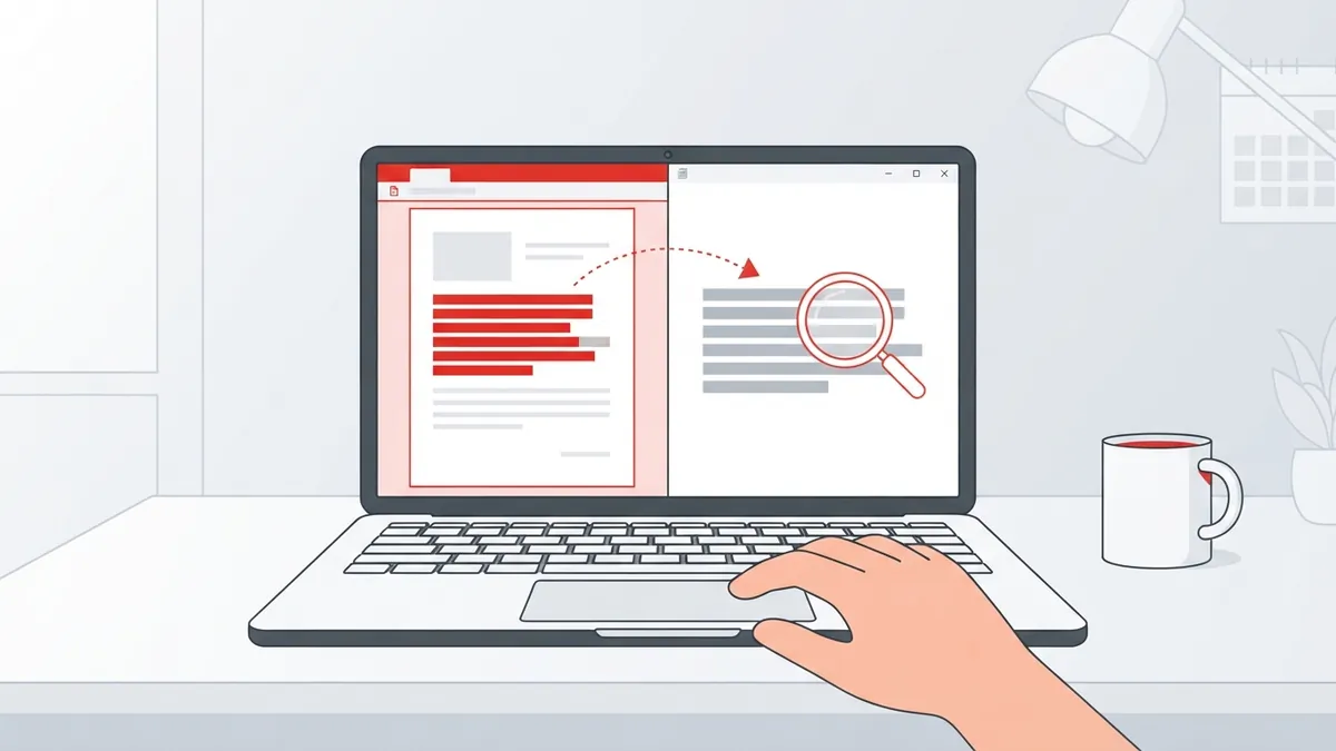 Dán thử một đoạn chữ copy từ PDF vào Notepad để kiểm tra lỗi font