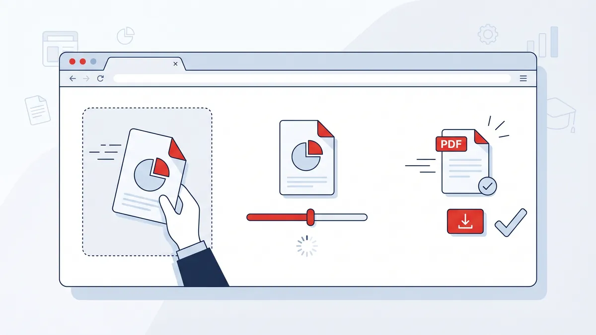 Nén PDF báo cáo online gọn nhẹ chỉ trong vài bước