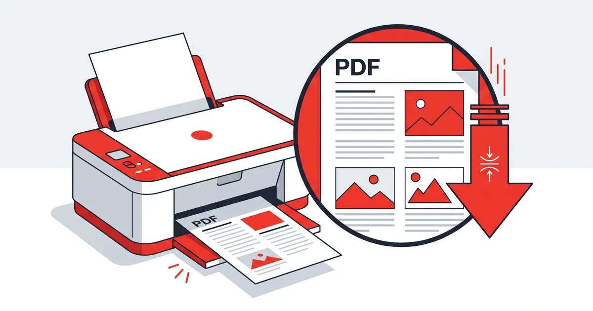 Nén PDF để in ấn vẫn giữ chữ sắc nét và ảnh không bị vỡ