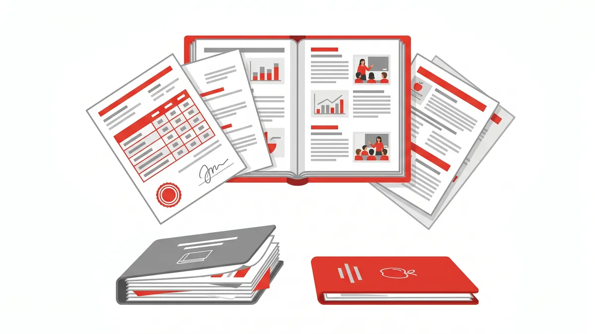 Các loại hồ sơ cuối năm học của giáo viên cần nén PDF gọn nhẹ