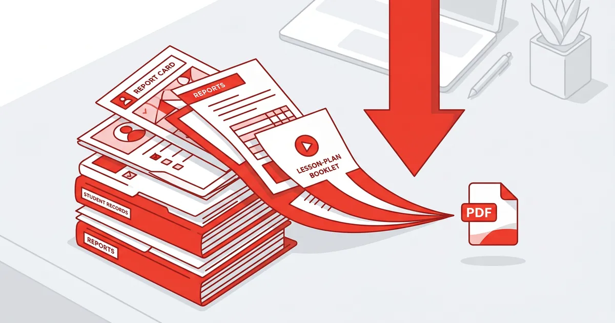 Nén PDF hồ sơ cuối năm học học bạ sáng kiến kinh nghiệm giáo án