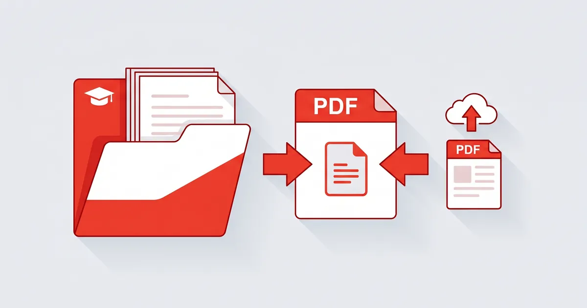 Nén PDF hồ sơ nhập học lớp 10 online đúng dung lượng