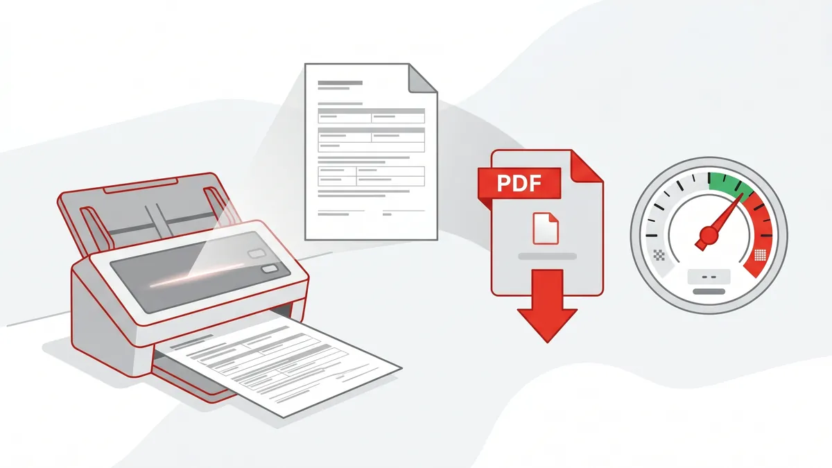Scan và chuẩn bị file PDF gọn nhẹ cho hồ sơ xin visa
