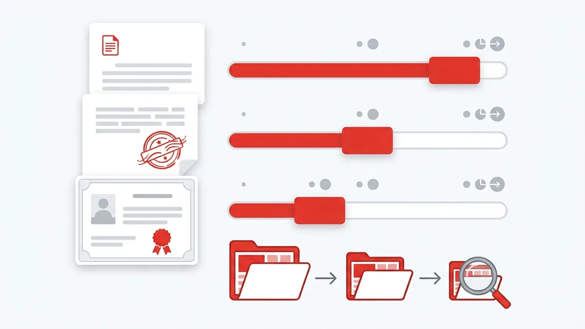 Chọn mức nén PDF phù hợp cho từng loại giấy tờ trong hồ sơ