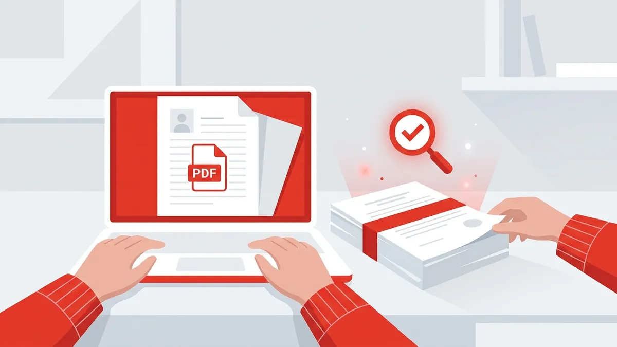 Chuẩn bị CV và bằng cấp PDF gọn nhẹ khi nộp hồ sơ xin việc online