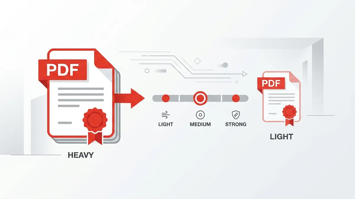 Chọn mức nén PDF phù hợp cho từng loại giấy tờ trong hồ sơ xin việc