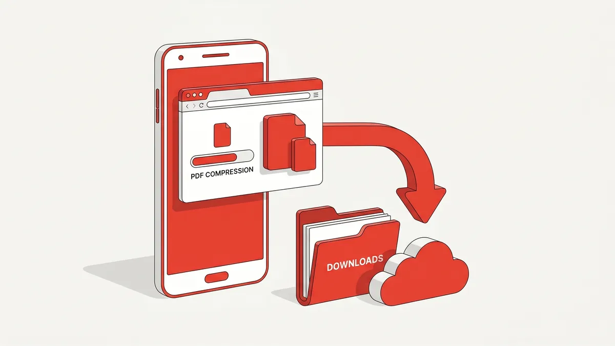 Các bước nén PDF trên điện thoại Android bằng Chrome