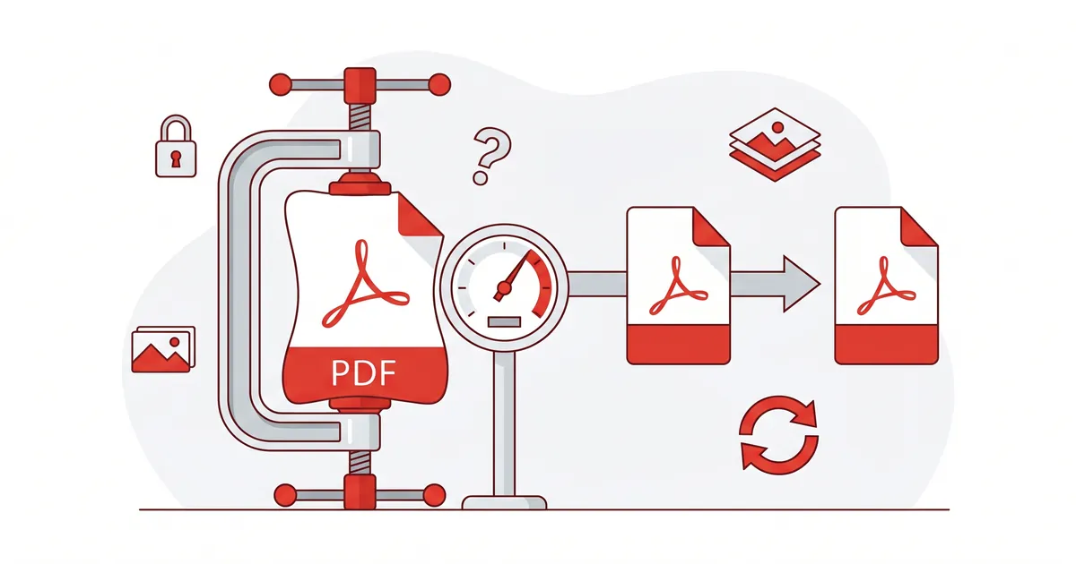 Vì sao nén PDF rồi mà dung lượng vẫn không giảm